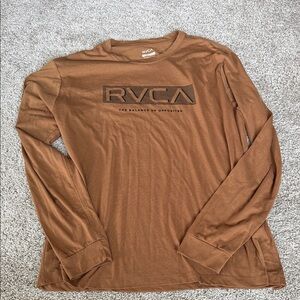 RVCA Men's Chestnut Long Sleeve Tee